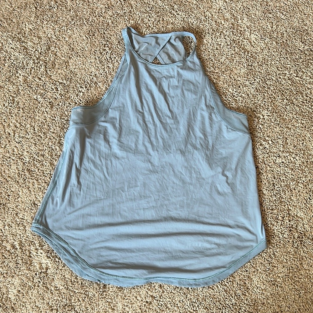 lululemon athletica Light Blue Tank Top